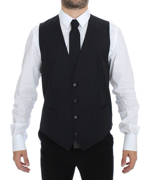 Gray Stretch Formal Dress Vest Gilet Gray Stretch Formal Dress Vest Gilet
