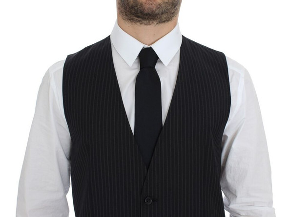 Gray Stretch Formal Dress Vest Gilet Gray Stretch Formal Dress Vest Gilet