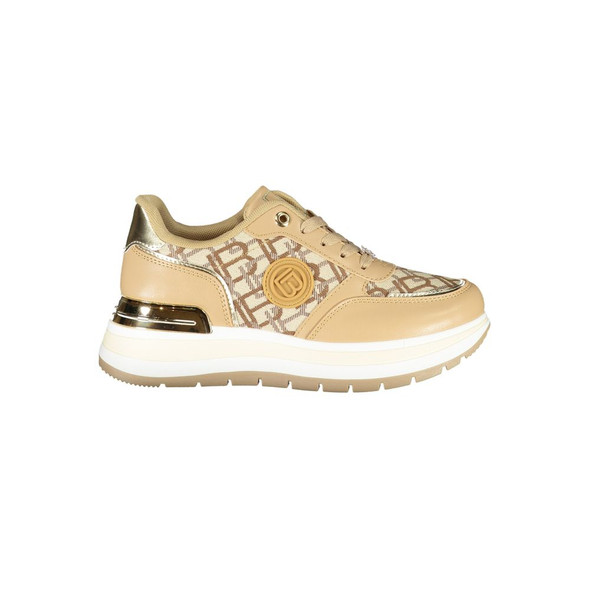 Beige Polyester Women Sneaker LA-36502 Beige Polyester Women Sneaker LA-36502