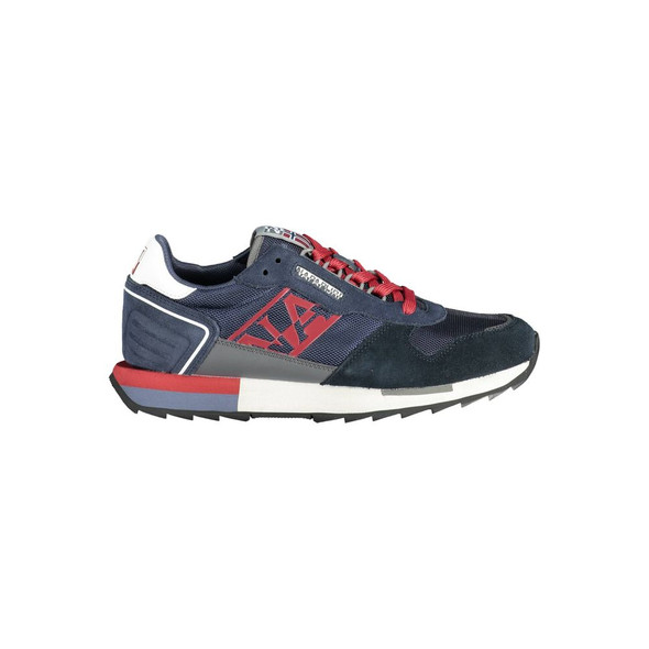 Blue Leather Men Sneaker NA-37292 Blue Leather Men Sneaker NA-37292