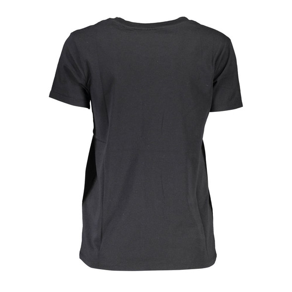 Levi's Black Cotton Women T-Shirt LE-37949 Levi's Black Cotton Women T-Shirt LE-37949
