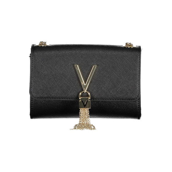 Mario Valentino Black Polyethylene Women Handbag VA-38161 Mario Valentino Black Polyethylene Women Handbag VA-38161