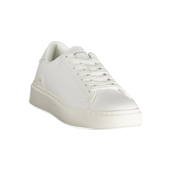 White Polyester Women Sneaker GA-38615 White Polyester Women Sneaker GA-38615