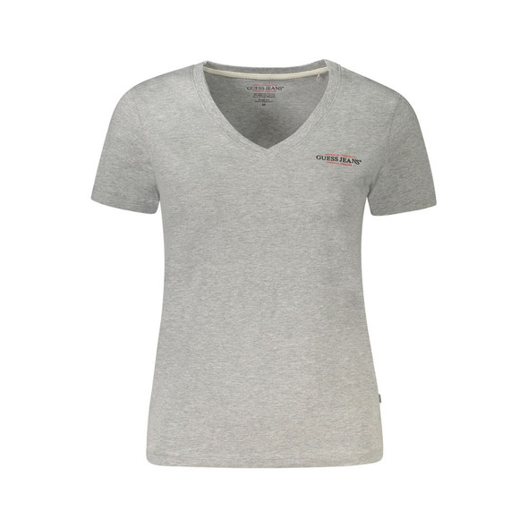 Guess Jeans Gray Cotton Tops & T-Shirt GU-39031 Guess Jeans Gray Cotton Tops & T-Shirt GU-39031
