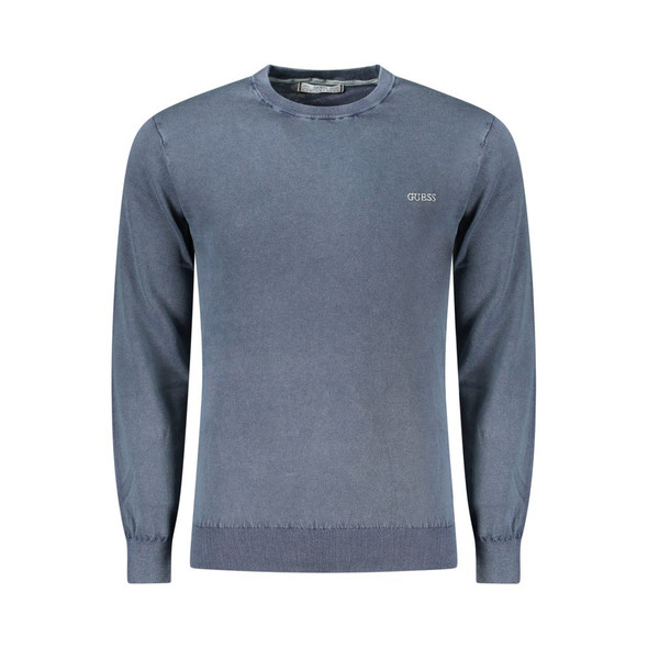 Guess Jeans Blue Cotton Sweater GU-39067 Guess Jeans Blue Cotton Sweater GU-39067