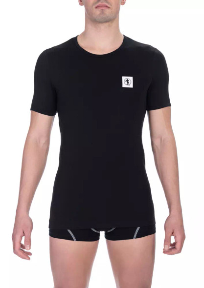 Bikkembergs Black Cotton Men T-Shirt Twin Pack Bikkembergs Black Cotton Men T-Shirt Twin Pack
