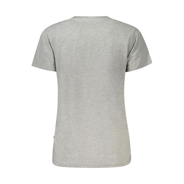 Guess Jeans Gray Cotton Women T-Shirt Guess Jeans Gray Cotton Women T-Shirt