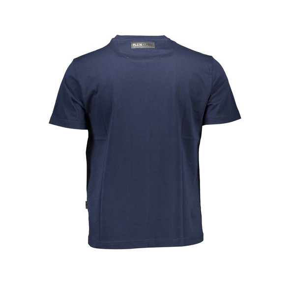 Plein Sport Blue Cotton T-Shirt PL-9608 Plein Sport Blue Cotton T-Shirt PL-9608
