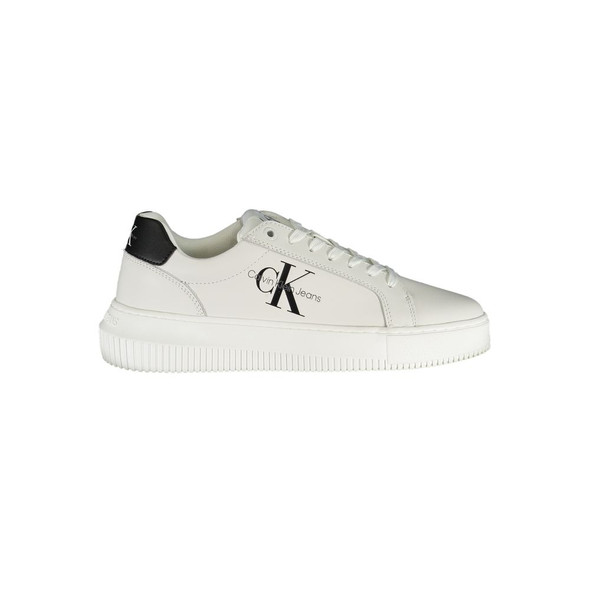Calvin Klein Eco-Chic White Sneakers with Contrast Details Calvin Klein Eco-Chic White Sneakers with Contrast Details