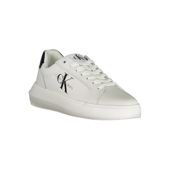 Calvin Klein Eco-Chic White Sneakers with Contrast Details Calvin Klein Eco-Chic White Sneakers with Contrast Details
