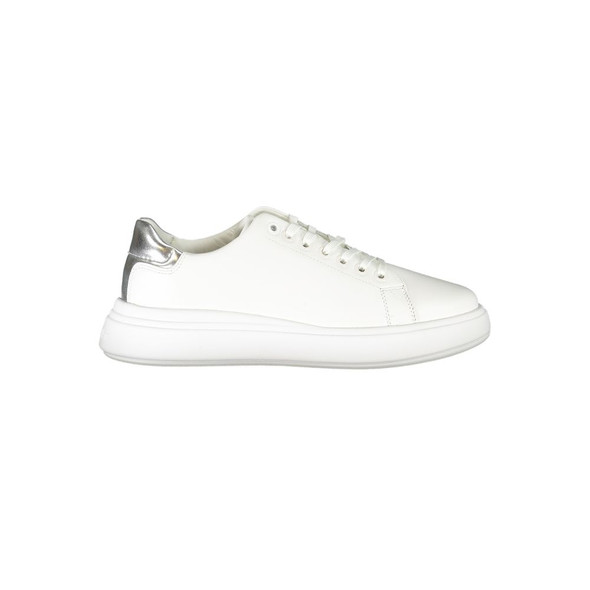 Chic White Sneakers with Contrast Details Chic White Sneakers with Contrast Details