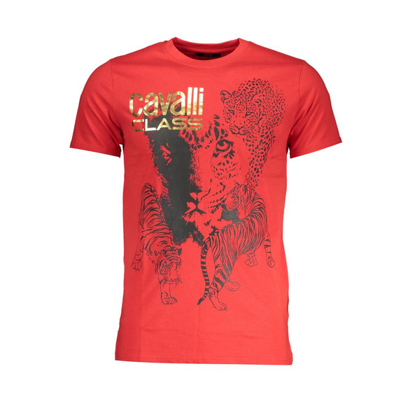 Red Cotton T-Shirt CA-28590 Red Cotton T-Shirt CA-28590