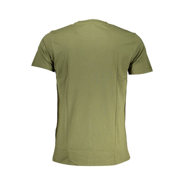 Cavalli Class Green Cotton T-Shirt CA-28614 Cavalli Class Green Cotton T-Shirt CA-28614
