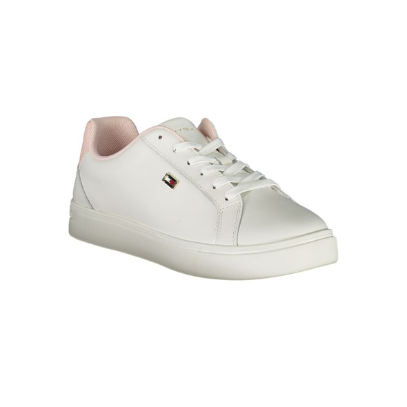 White Polyester Sneaker TO-29201 White Polyester Sneaker TO-29201