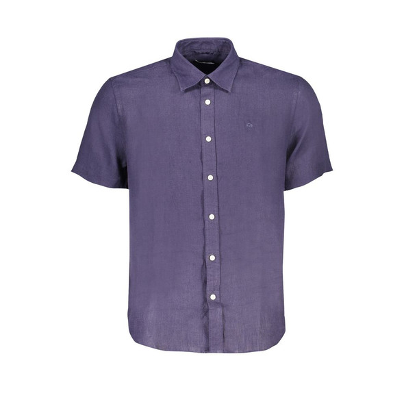 Blue Linen Shirt NO-29868 Blue Linen Shirt NO-29868