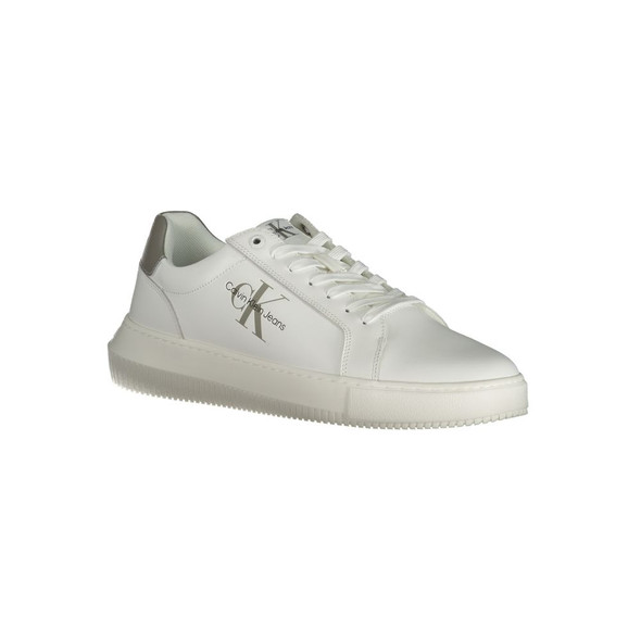 White Leather Men Sneaker CA-33702 White Leather Men Sneaker CA-33702