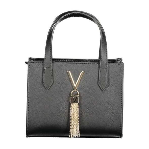 Black Polyethylene Women Handbag VA-36195 Black Polyethylene Women Handbag VA-36195