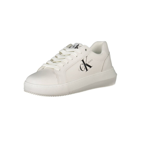 White Polyester Women Sneaker CA-37936 White Polyester Women Sneaker CA-37936