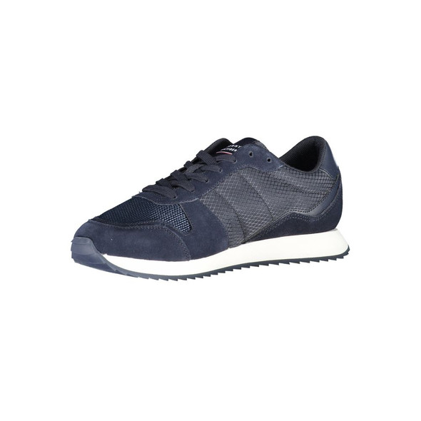 Blue Polyester Men Sneaker TO-37926 Blue Polyester Men Sneaker TO-37926
