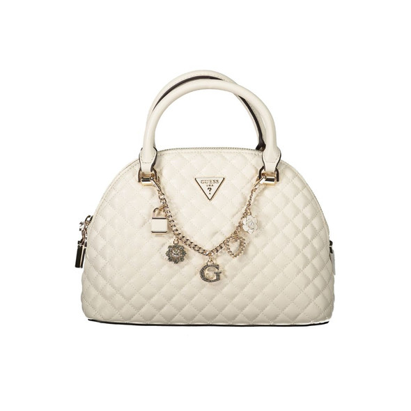 Guess Jeans White Polyethylene Women Handbag GU-39273 Guess Jeans White Polyethylene Women Handbag GU-39273