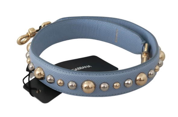 Blue Leather Handbag Accessory Shoulder Strap Blue Leather Handbag Accessory Shoulder Strap