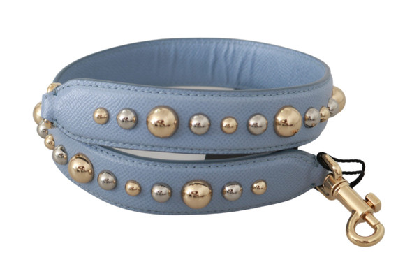 Blue Leather Handbag Accessory Shoulder Strap Blue Leather Handbag Accessory Shoulder Strap