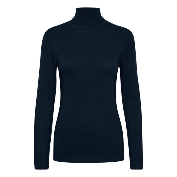 Blue Viscose Turtleneck Blue Viscose Turtleneck