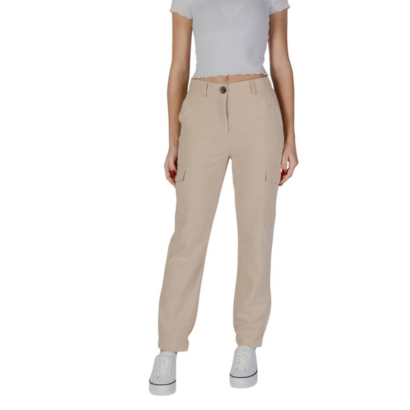 B.Young Beige Polyester Pant B.Young Beige Polyester Pant