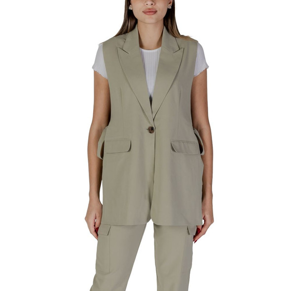 Green Polyester Waistcoat Green Polyester Waistcoat