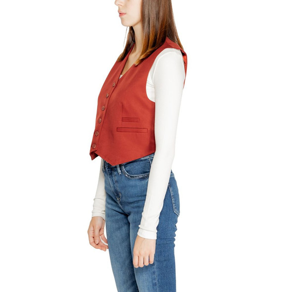 Red Polyester Waistcoat Red Polyester Waistcoat