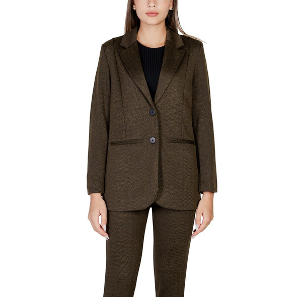 Green Polyester Blazer Green Polyester Blazer