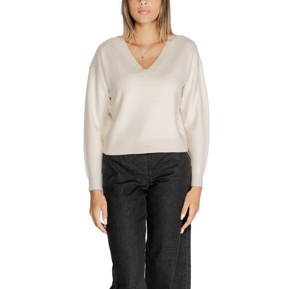 White Viscose Sweater VE15265600820RO White Viscose Sweater VE15265600820RO