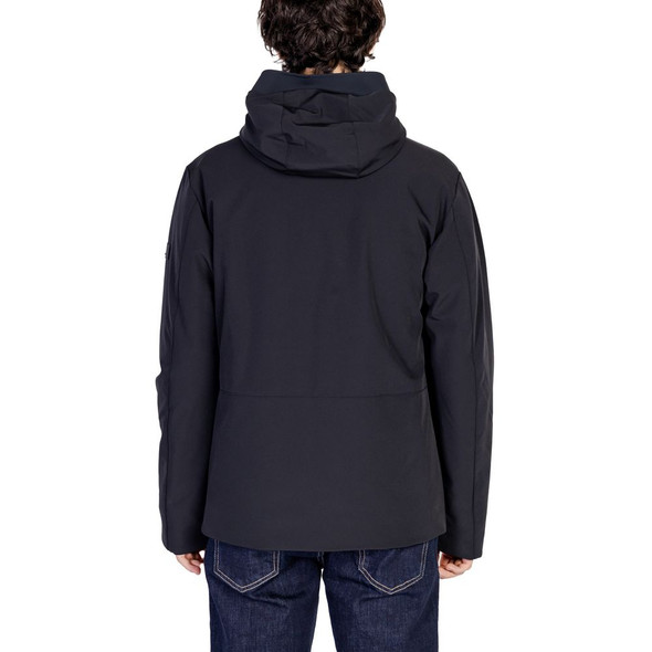 Peuterey Black Polyamide Jackets & Coat Peuterey Black Polyamide Jackets & Coat