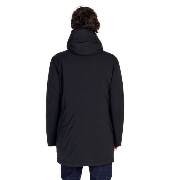 Black Polyester Jackets & Coat PE15559300009RO Black Polyester Jackets & Coat PE15559300009RO
