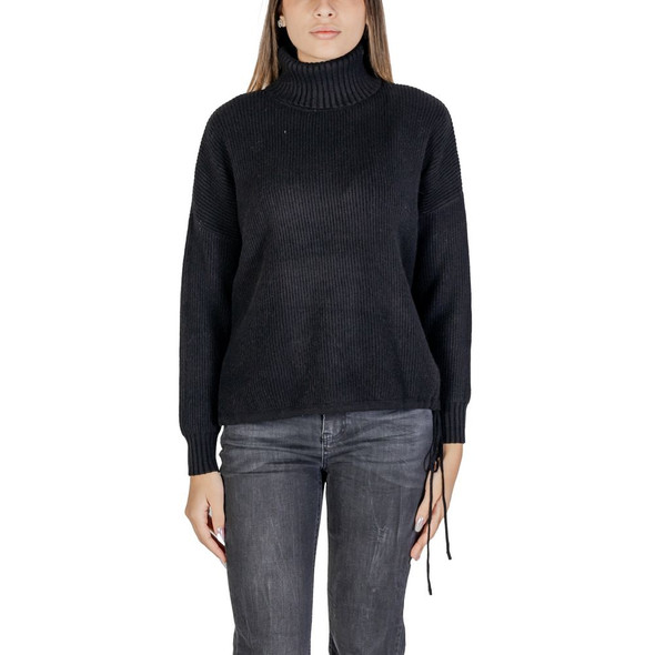 Black Viscose Turtleneck SA15618300009RO Black Viscose Turtleneck SA15618300009RO