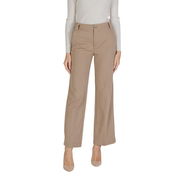 Street One Beige Viscose Pant Street One Beige Viscose Pant