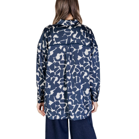 Blue Polyester Shirt Blue Polyester Shirt