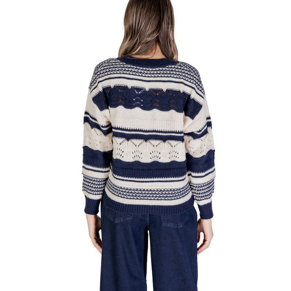 Blue Recycled Polyester Sweater Blue Recycled Polyester Sweater