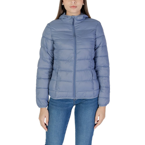 Blue Nylon Jackets & Coat BY15712200375RO Blue Nylon Jackets & Coat BY15712200375RO