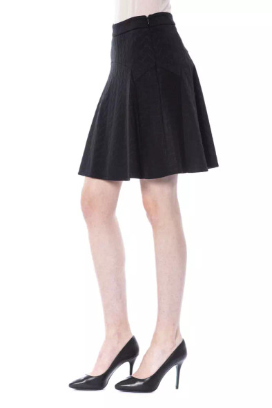 Black Polyester Women Skirt BY-17682 Black Polyester Women Skirt BY-17682