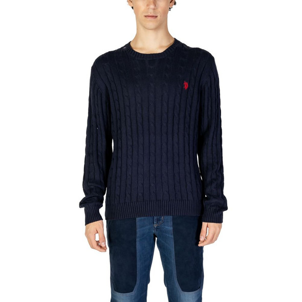Blue Cotton Sweater US15719300010RO Blue Cotton Sweater US15719300010RO