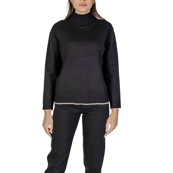 Black Polyester Sweater ST15734000009RO Black Polyester Sweater ST15734000009RO