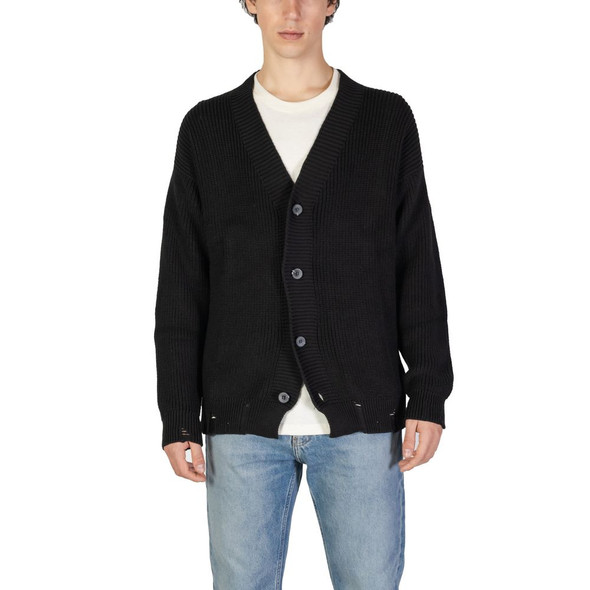 Black Cotton Cardigan UN15760400009RO Black Cotton Cardigan UN15760400009RO
