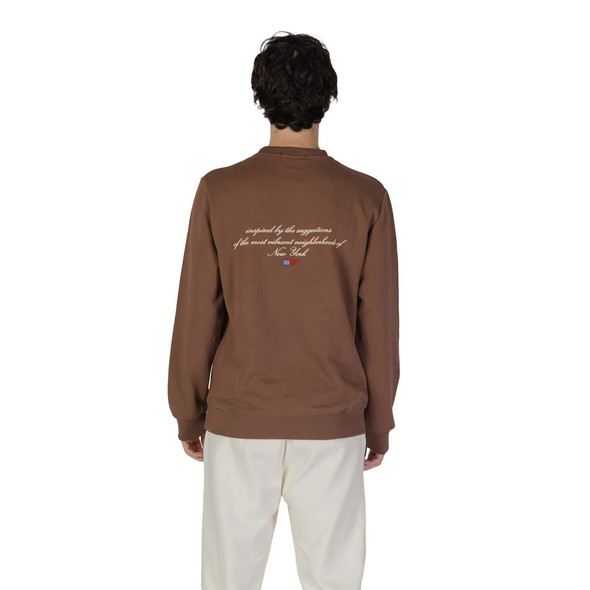 Brown Cotton Sweatshirt UN15760700140RO Brown Cotton Sweatshirt UN15760700140RO