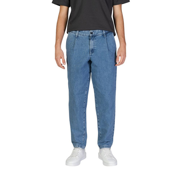 Blue Cotton Relaxed Fit Jean JA15819100176RO Blue Cotton Relaxed Fit Jean JA15819100176RO