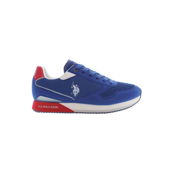 U.S. POLO ASSN. Blue Polyester Sneaker US-19433 U.S. POLO ASSN. Blue Polyester Sneaker US-19433