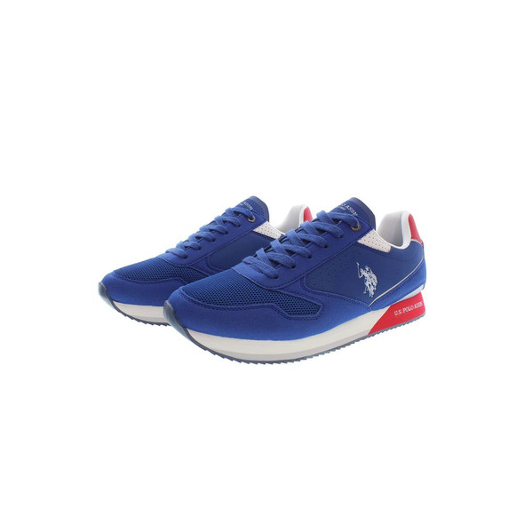 U.S. POLO ASSN. Blue Polyester Sneaker US-19433 U.S. POLO ASSN. Blue Polyester Sneaker US-19433