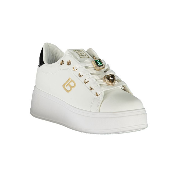White Synthetic Women Sneaker LA-36475 White Synthetic Women Sneaker LA-36475