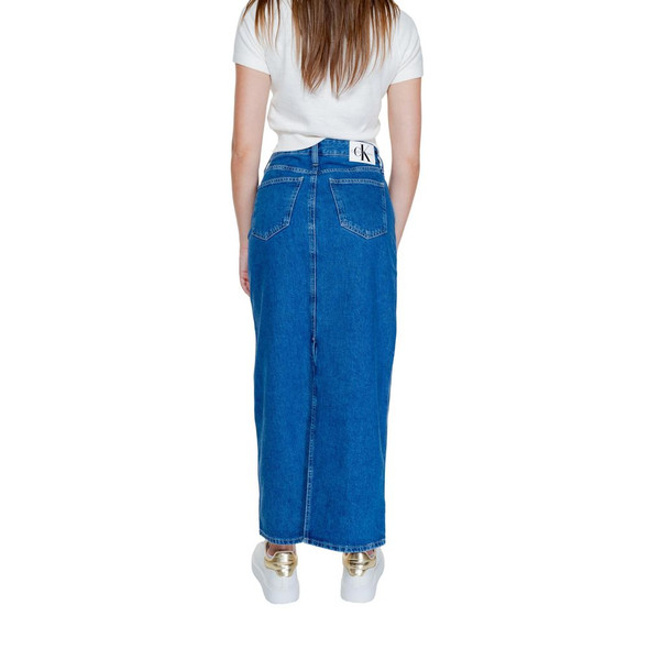 Blue Cotton Skirt Blue Cotton Skirt