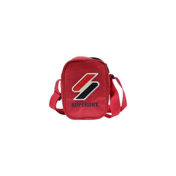 Red Polyester Messenger Bag Red Polyester Messenger Bag